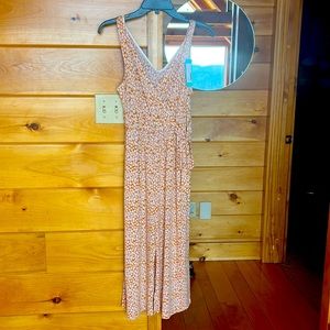 Kaileigh Knit Cropped Jumpsuit Soft Orange, Size M -Stitch Fix Freestyle. NWT